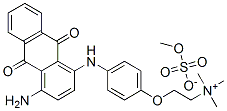 [2-[4-[(4-amino-9,10-dihydro-9,10-dioxo-1-anthryl)amino]phenoxy]ethyl]trimethylammonium methyl sulphate