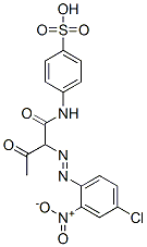 4-[[2-[(4-chloro-2-nitrophenyl)azo]-1,3-dioxobutyl]amino]benzenesulphonic acid
