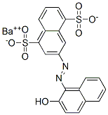 3-[(2-hydroxy-1-naphthyl)azo]naphthalene-1,5-disulphonic acid, barium salt