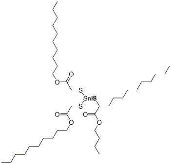 decyl 4-butyl-4-[[2-(decyloxy)-2-oxoethyl]thio]-7-oxo-8-oxa-3,5-dithia-4-stannaoctadecanoate