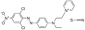 1-[2-[[4-[(2,6-dichloro-4-nitrophenyl)azo]phenyl]ethylamino]ethyl]pyridinium thiocyanate