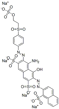 tetrasodium 4-amino-5-hydroxy-6-[(1-sulphonato-2-naphthyl)azo]-3-[[4-[[2-(sulphonatooxy)ethyl]sulphonyl]phenyl]azo]naphthalene-2,7-disulphonate