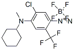 5-chloro-4-(cyclohexylmethylamino)-2-(trifluoromethyl)benzenediazonium tetrafluoroborate