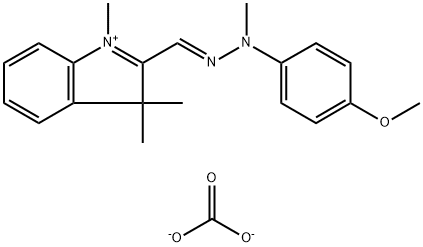 bis[2-[[(p-methoxyphenyl)methylhydrazono]methyl]-1,3,3-trimethyl-3H-indolium] carbonate
