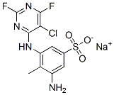 sodium 2-amino-6-[(5-chloro-2,6-difluoro-4-pyrimidinyl)amino]toluene-4-sulphonate