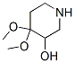 4,4-dimethoxypiperidin-3-ol