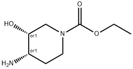ethyl cis-4-amino-3-hydroxypiperidine-1-carboxylate