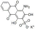 potassium 4-amino-9,10-dihydro-1,3-dihydroxy-9,10-dioxoanthracene-2-sulphonate