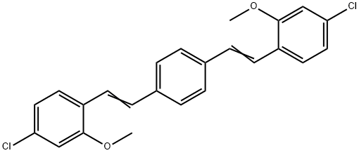 1,4-bis[2-(4-chloro-2-methoxyphenyl)vinyl]benzene