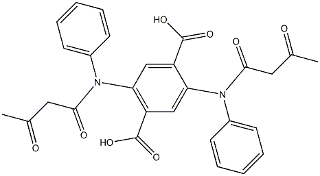 2,5-bis[(1,3-dioxobutyl)phenylamino]terephthalic acid