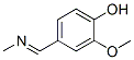 2-methoxy-4-[(methylimino)methyl]phenol