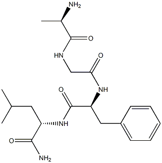 enkephalinamide-Leu, de-Tyr(1)-Ala(2)-