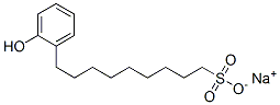 sodium 9-(hydroxyphenyl)nonanesulphonate