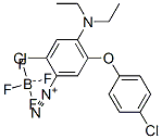 2-chloro-5-(4-chlorophenoxy)-4-diethylaminobenzenediazonium tetrafluoroborate