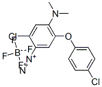 2-chloro-5-(4-chlorophenoxy)-4-dimethylaminobenzenediazonium tetrafluoroborate