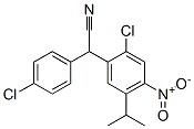 (2-chloro-5-isopropyl-4-nitrophenyl)(4-chlorophenyl)acetonitrile