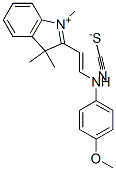 2-[2-[(4-methoxyphenyl)amino]vinyl]-1,3,3-trimethyl-3H-indolium thiocyanate