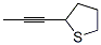 Thiophene, tetrahydro-2-(1-propynyl)- (9CI)