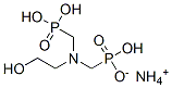 ammonium trihydrogen [[(2-hydroxyethyl)imino]bis(methylene)]bisphosphonate