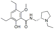 3,5-Diethyl-N-[[(2S)-1-ethylpyrrolidin-2-yl]methyl]-2-hydroxy-6-methoxybenzamide