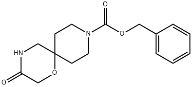 1-Oxa-4,9-diazaspiro[5.5]undecane-9-carboxylic acid, 3-oxo-, phenylmethyl ester