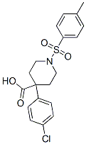 4-(p-chlorophenyl)-1-(p-tolylsulphonyl)piperidine-4-carboxylic acid