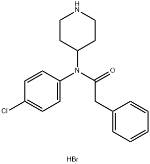 N-(4-chlorophenyl)-N-4-piperidylphenylacetamide monohydrobromide