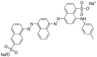 disodium 8-[(4-methylphenyl)amino]-5-[[4-[(6-sulphonato-1-naphthyl)azo]-1-naphthyl]azo]naphthalene-1-sulphonate