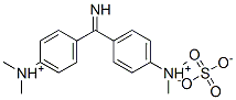 4,4'-carbonimidoylbis[N,N-dimethylanilinium] sulphate