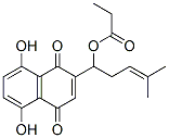 [1-(5,8-dihydroxy-1,4-dioxo-naphthalen-2-yl)-4-methyl-pent-3-enyl] pro panoate
