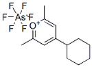 4-cyclohexyl-2,6-dimethylpyrylium hexafluoroarsenate
