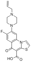 5H-Thiazolo(3,2-a)quinoline-4-carboxylic acid, 7-fluoro-5-oxo-8-(4-(2- propenyl)-1-piperazinyl)-