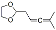 1,3-Dioxolane,  2-(4-methyl-2,3-pentadienyl)-  (9CI)