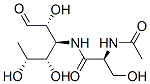 3-((N-acetylseryl)amino)-3,6-dideoxyglucose