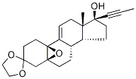(5α,10α,17β)-5,10-Epoxy-17-hydroxy-17-(1-propyn-1-yl)-estr-9(11)-en-3-one Cyclic 1,2-Ethanediyl Acetal