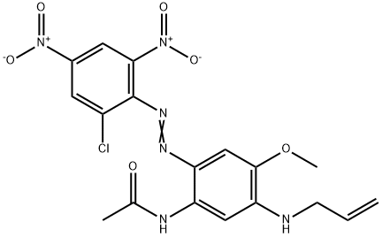 N-[5-(allylamino)-2-[(2-chloro-4,6-dinitrophenyl)azo]-4-methoxyphenyl]acetamide
