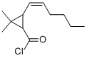 Cyclopropanecarbonyl chloride, 3-(1-hexenyl)-2,2-dimethyl- (9CI)