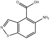 1,2-Benzisothiazole-4-carboxylicacid,5-amino-(9CI)