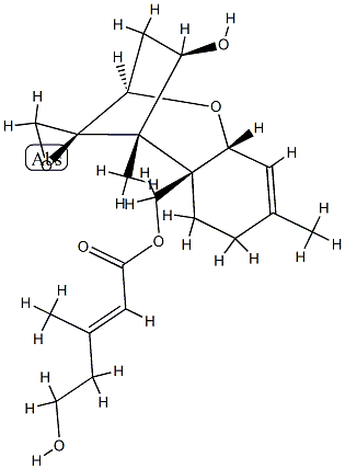(-)-12,13-Epoxytrichotheca-9-ene-4β,15-diol 15-[(E)-5-hydroxy-3-methyl-2-pentenoate]