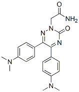 2-[5,6-bis(4-dimethylaminophenyl)-3-oxo-1,2,4-triazin-2-yl]acetamide