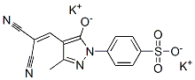 dipotassium p-[4-(2,2-dicyanovinyl)-3-methyl-5-oxido-1H-pyrazol-1-yl]benzenesulphonate