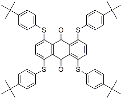 1,4,5,8-tetrakis[[4-(1,1-dimethylethyl)phenyl]thio]anthraquinone