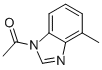1H-Benzimidazole,1-acetyl-4-methyl-(9CI)