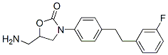5-(aminomethyl)-3-[4-[2-(3-fluorophenyl)ethyl]phenyl]oxazolidin-2-one