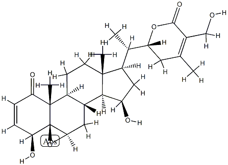 (22R)-5β,6β-Epoxy-4β,15β,22,27-tetrahydroxy-1-oxo-5β-ergosta-2,24-dien-26-oic acid δ-lactone
