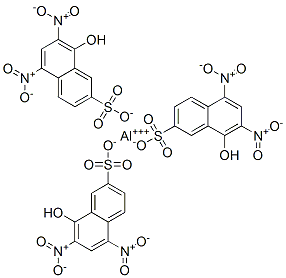 8-hydroxy-5,7-dinitronaphthalene-2-sulphonic acid, aluminium salt