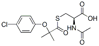 (2R)-2-acetamido-3-[2-(4-chlorophenoxy)-2-methyl-propanoyl]sulfanyl-pr opanoic acid