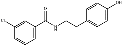 Benzamide, 3-chloro-N-[2-(4-hydroxyphenyl)ethyl]-