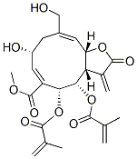 (3aS,4S,5R,6E,8R,10E,11aS)-4,5-Bis(2-methylacryloyloxy)-8-hydroxy-10-(hydroxymethyl)-2-oxo-3-methylene-2,3,3a,4,5,8,9,11a-octahydrocyclodeca[b]furan-6-carboxylic acid methyl ester