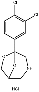 1-(3,4-dichlorophenyl)-7,8-dioxa-3-azabicyclo[3.2.1]octane hydrochlori de